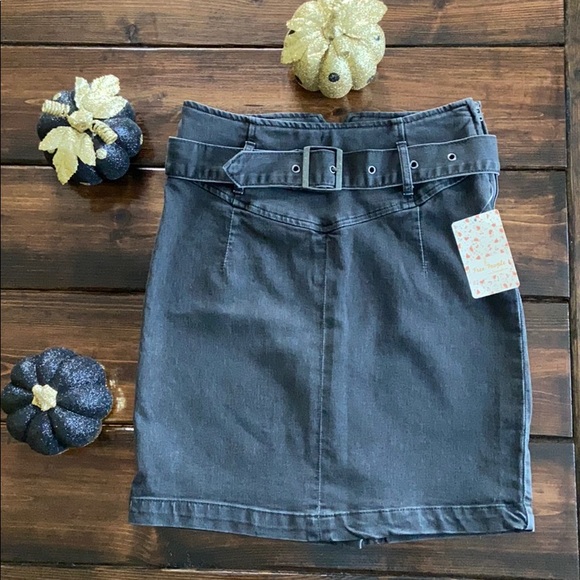 Free People Dresses & Skirts - Free People livin it up black mini skirt